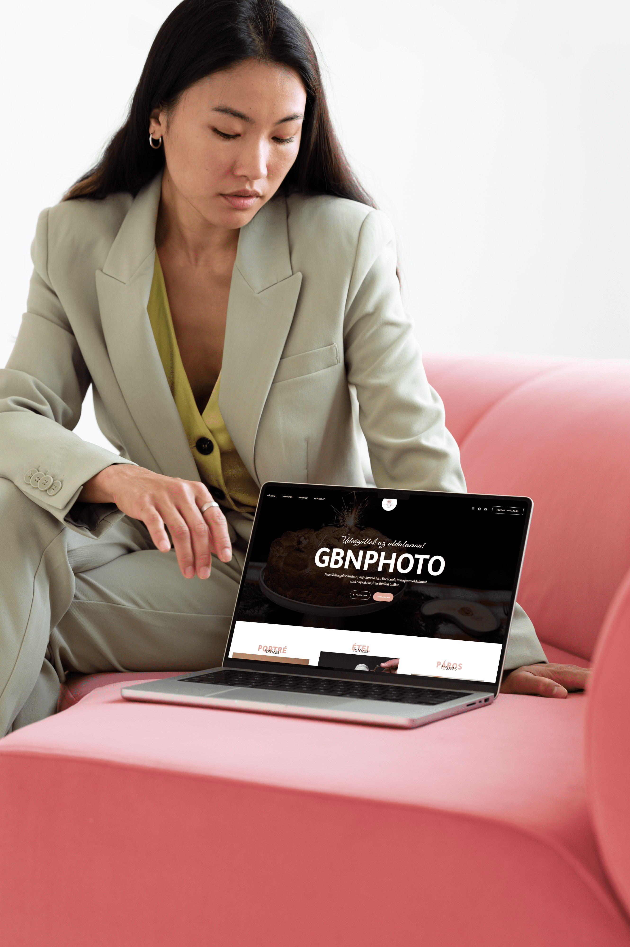 A The Brand Design által készített weboldal